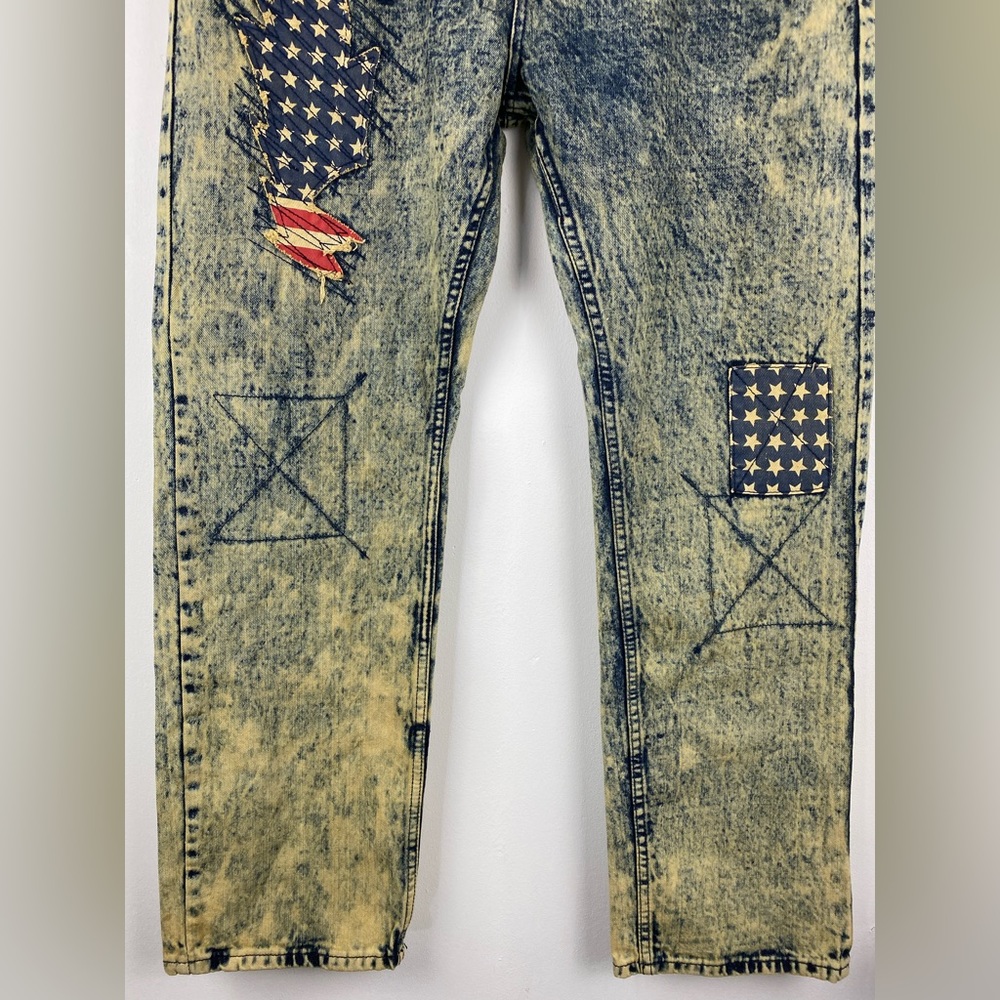 Diamond Stash size Large/38 Men’s Sahara American Flag Jacket Vest & Jeans - Picture 11 of 16